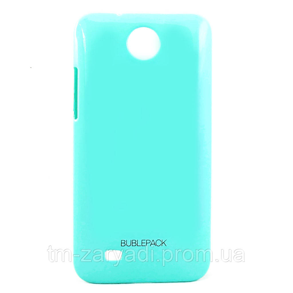 Чохол-накладка для HTC Desire 300, пластиковий, Buble Pack, Бірюзовий /case/кейс /штс