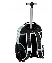Рюкзак портфель шкільний на колесах з ручкою Paso Панда комплект 5в1, фото 2