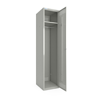 Шкаф металлический крашенный для одежды 400/1-1, секция 400 мм, 1 секция, 1 дверца