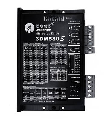 Драйвер цифровий Leadshine 3DM580S (ОРИГІНАЛ) для трифазного крокового двигуна, фото 1