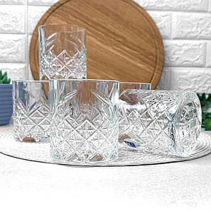 Набір широких склянок для віскі 6 шт 335 мл, фото 1