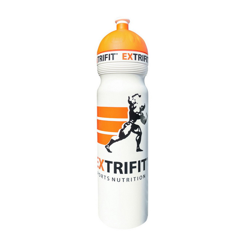 Bottle Extrifit White short nozzle (1l, white)