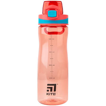 Пляшка для води 650 мл рожева, Kite (K23-395-1)