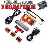 Універсальна POST карта для діагностики ПК і ноутбуків KQCPET6 V8 PCI/PCIE/MiniPCIE/LPC/EC