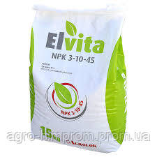 Elvita NPK 3-10-45 - Ельвіта / Ельвіта комплесне водорозчинне добриво