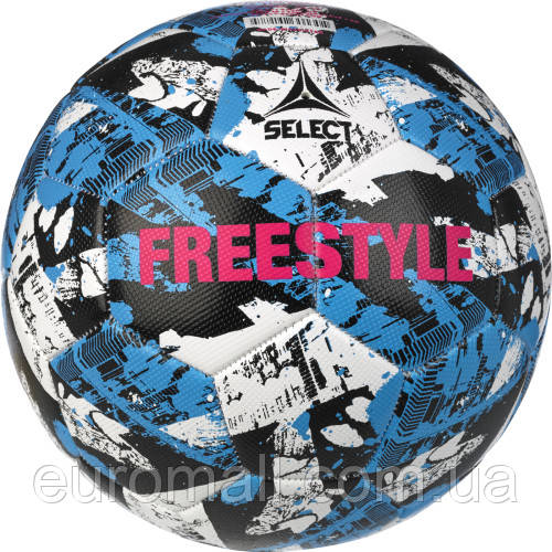 М'яч для фристайлу SELECT Freestyle v23 White — Blue 099588-090 Розмір EU: 5