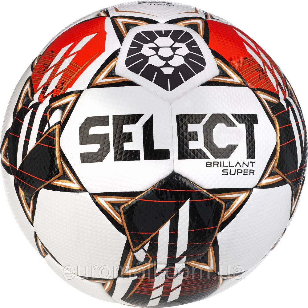 М'яч футбольний SELECT Brillant Super v23 (FIFA QUALITY PRO) White- Black PFL 361597-042 Розмір EU: 5