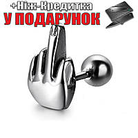 Штанга для языка Фак пирсинг