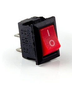 KCD11 кнопка живлення 2Pin 3A 250V червона