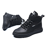 Шкіряні чоловічі зимові черевики  Пума  model-Рв-31-1, фото 6