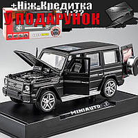 Коллекционная модель игрушка Mercedes Benz G65 AMG 1:32 Gelandewagen AMG G65 Черный