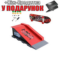 Мини трамплин с Фингербордом Tech Deck B Красный