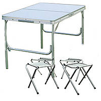 Стіл розкладний для пікніка Picnic Table + 4 стільці (6001) W_1992