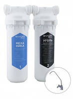 Фільтр "SVOD-BLU" для водопровідної води з підвищеним вмістом органічних речовин 2-MC (k) + кран для очищеної
