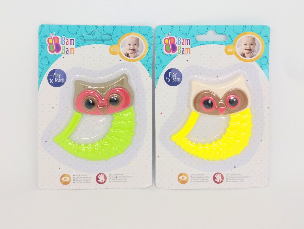 Прорізувач Сова (мікс), на планш. 17*13см, ТМ Bam Bam, Польща, фото 1