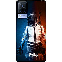 Силіконовий бампер чохол для Vivo V21 з малюнком PUBG