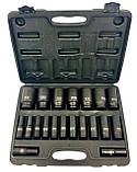 Комплект Електричний ударний гайковерт MAX MXEW01+ Набір ударних головок LEX 1/2 10-38 мм (LXIS20E), фото 5