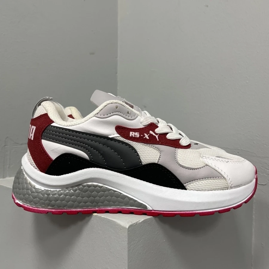 Puma rs x white clearance red