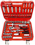 Набір інструментів MAX 108 шт. (MXSS108M) + Наор ключів накидних 10шт. 6-32мм Kraft&Dele KD10929, фото 2