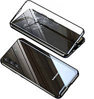 360 магнитный чехол для Samsung Galaxy A14 защитное стекло с двух сторон