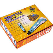 Дитяча 3D Ручка 3 NEW з трафаретами для малювання DX008 з екраном Триде ручка, фото 4