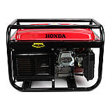 Генератор електрики тихий Honda PT-3300 3.3 кВт з мідною обмоткою, до 15 годин роботи, ручний стартер, фото 4
