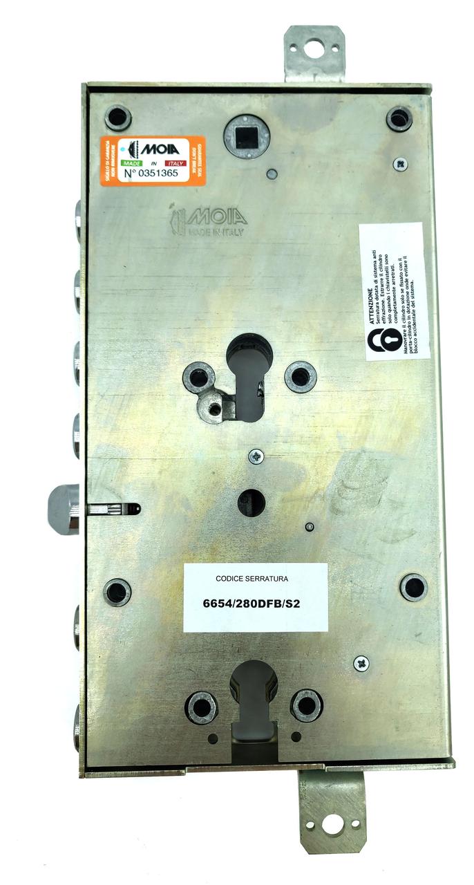 Замок врізний MOIA 6654/280DFB/S2 (Італія)