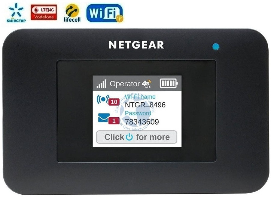 Мобільний роутер Wifi з акумулятором Wifi модеми 4G 3G Netgear 797 AirCard під sim карту 2930 мАг. Cat.13