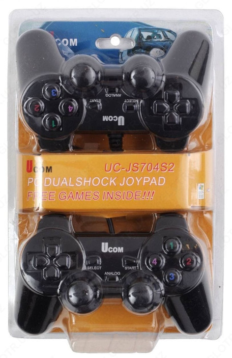 USB Джойстик для ПК дротовий UC-JS708S2 подвійний