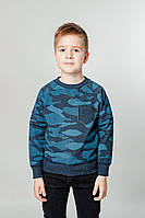 Джемпер для мальчика, тёмно-синий топ Юрма одяг