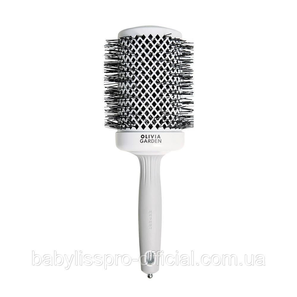 Брашинг Olivia Garden Expert Blowout Shine White&Grey 65 мм OGID2007