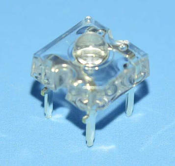 Світлодіод SUPER FLUX 7,6*7,6мм жовтий 4,0cd OS5YPMZ161D, OptoSupply