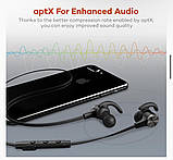 Бренд SISKIN Навушники Bluetooth, Bluetooth 5.0 Stereo aptX Бездротові навушники Bass Magnetic IPX6, фото 2