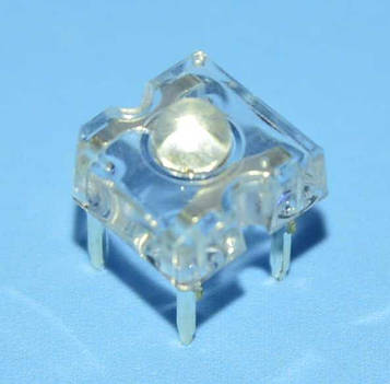 Світлодіод SUPER FLUX 7,6*7,6мм червоний 1,12-2,5cd OSHR7161D OptoSupply