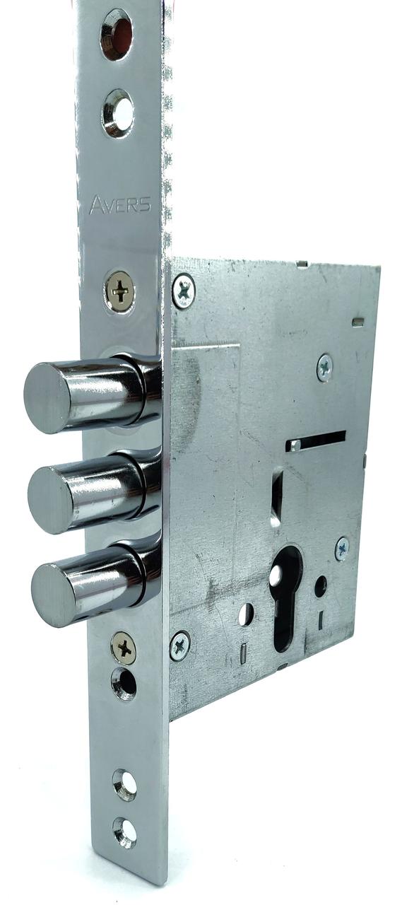 Замок врізний Avers T-57-CR без отв.планкою (Китай)