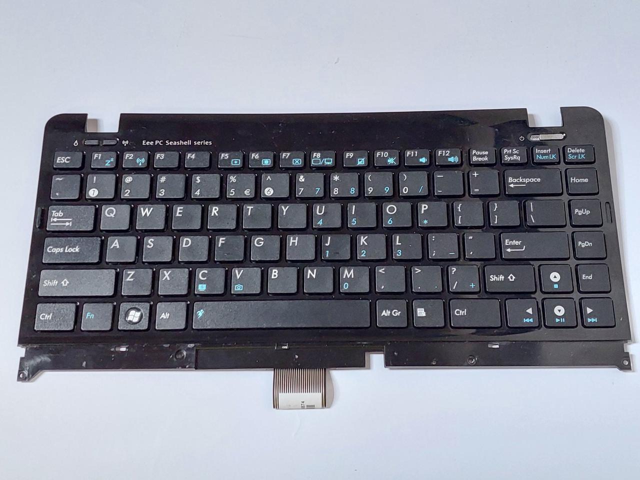 Б/В Верхня панель з клавиатурой (топкейс, палмрест) до ноутбука Asus Eee PC 1215N 1215P 1215T - 13NA-2HA0D01