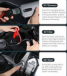 Пускозарядний пристрій Baseus Super Energy Pro Car, 12000 mAh (Jump Starter, бустер для авто), фото 8