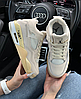 Кросівки жіночі Nike Air Jordan 4 Retro Off-White Sail Beige Взуття Найк Джордан Ретро IV бежеві шкіряні весна осінь, фото 5