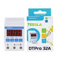 TESSLA DTPro терморегулятор на DIN-рейку для систем обогрева/охлаждения/вентиляции