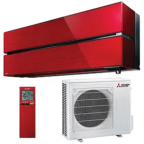 Кондиціонер Mitsubishi Electric серія Premium Inverter LN (R) ZUBADAN рубіново-червоний -