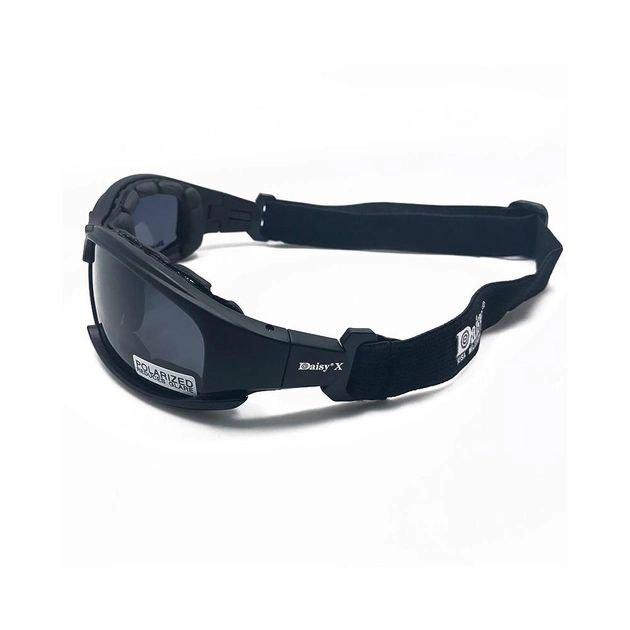 Очки DAISY X7 поляризационные, армейские тактические очки - фото 9 - id-p1905666863