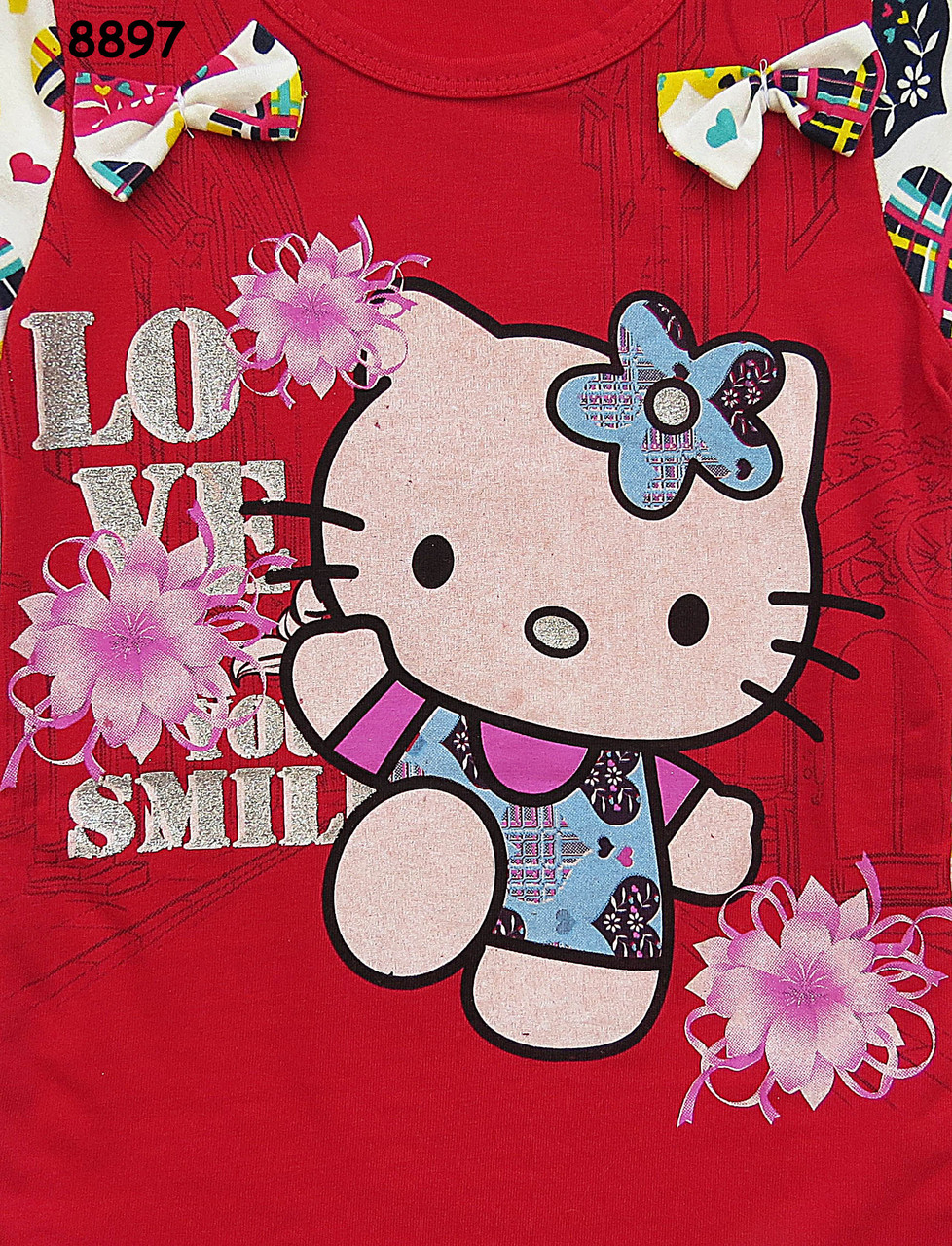 Летний костюм Hello Kitty для девочки. 7 лет - фото 2 - id-p80525367