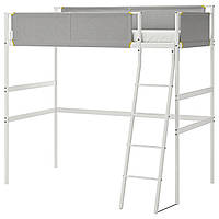 Каркас кровати-чердака IKEA ВИТВАЛ, белый, светло-серый, 90x200 см, 104.112.42