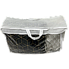 Сумка-упаковка ORGANIZE для ковдри та одягу M - 65x45x20 см (білий), фото 3