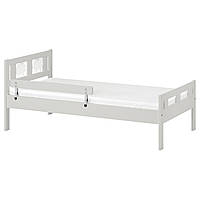 Каркас кровати с реечным дном IKEA КРИТТЕР, серый, 70x160 см, 193.998.82