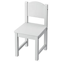 Детский стул IKEA СУНДВИК, серый, 104.940.20