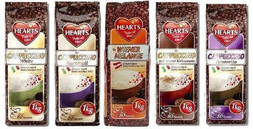 Капучіно в асортименті HEARTS Cappuccino 1 кг