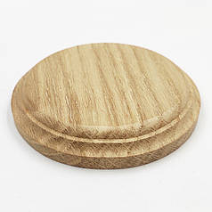 Підрозетник для ретро розотек та вимикачів RE дерев'яний «Живий дуб» Однопостовий RE-32-26