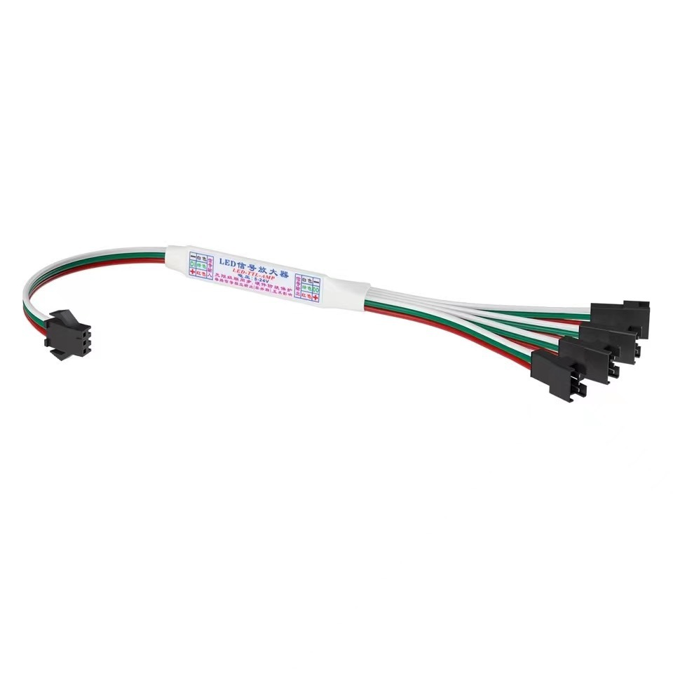 Міні SPI RGB-підсилювач ділитель живлення для адресної світлодіодної стрічки DC5-24V