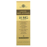 Мелатонин жидкий натуральный черная вишня Solgar (Liquid Melatonin Natural Black Cherry Flavor) 10 мг 59 мл